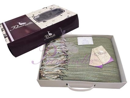 Плед Primavelle Mohair (оливковый) 130х190