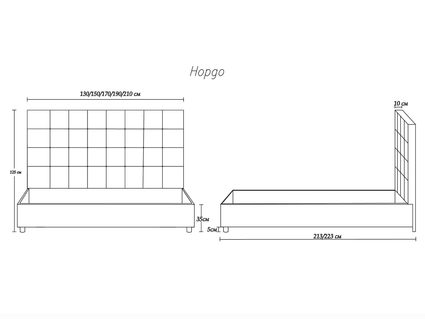 Кровать Димакс Нордо Опал с подъемным механизмом 120х200