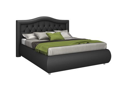 Кровать Sleeptek Premier 6 Экокожа Black (с подъемным механизмом) 120х190