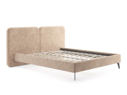 Кровать Сонум Brooklyn Микровелюр Бежевый 140х190