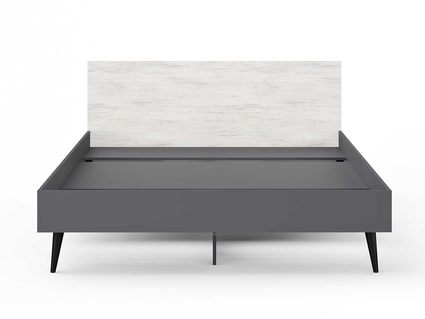 Кровать Сонум Ines Ясмунд + серый 180х190
