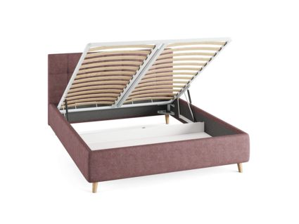 Кровать Сонум Bella Кашемир Латте (с подъемным механизмом) 120х190