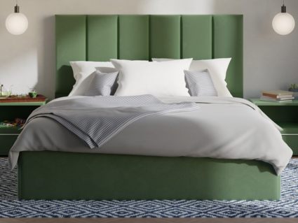 Кровать Lonax Милана велюр Dolly-17 (с основанием) 200х190