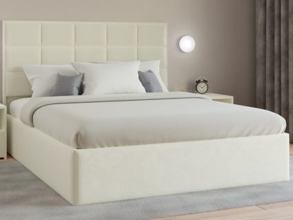 Кровать Lonax Адель велюр Dolly-13 (с основанием) 140х200