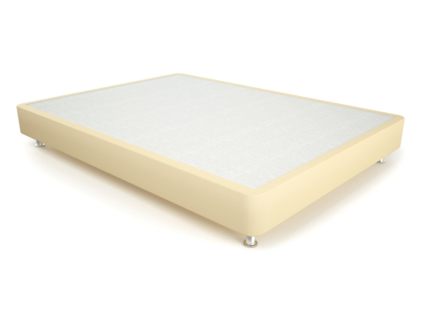 Кровать Mr.Mattress Fine Box экокожа Beige 180х200