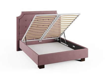 Кровать Сонум Elysium Рогожка Деним (с подъемным механизмом) 180х190