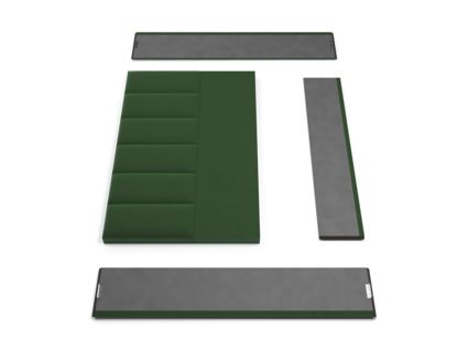 Кровать Lonax Милана велюр Dolly-17 (с основанием) 200х190