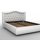 Кровать Sleeptek Premier 6 Экокожа White (с подъемным механизмом) 140х200