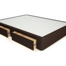 Кровать Mr.Mattress Site Box экокожа Brown